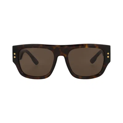 Pre-owned Gucci Square Sunglasses 'havana/brown' | Men's Size Onesize