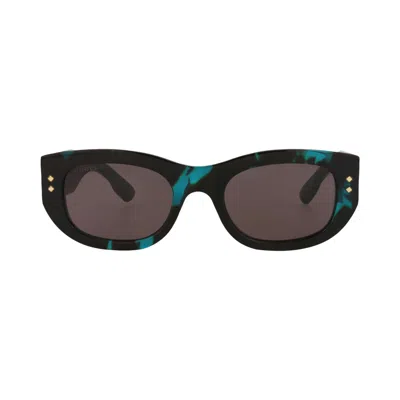 Pre-owned Gucci Square Sunglasses 'havana/grey' | Brown | Women's Size Onesize