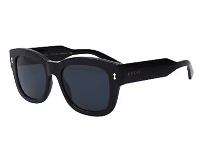 Pre-owned Gucci Square Sunglasses In Black (gg1110s/001/53)