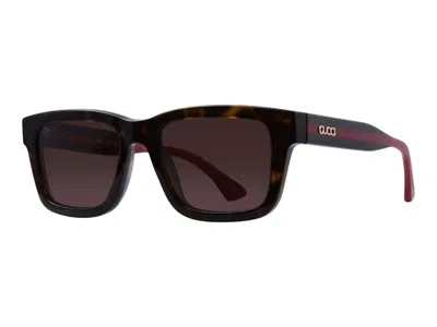 Pre-owned Gucci Square Sunglasses In Havana Brown (gg1869s/002)