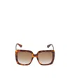 Gucci Square Sunglasses In Nude