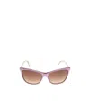 Gucci Square Sunglasses In Nude