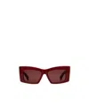 Gucci Square Sunglasses In Red