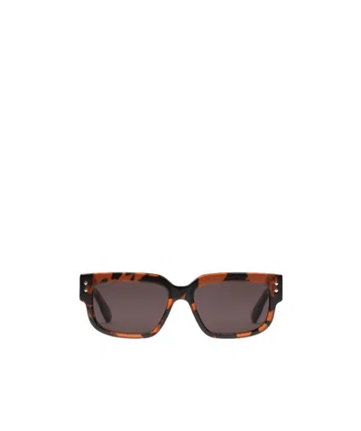 Gucci Square Tinted Sunglasses In Black
