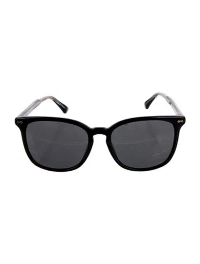 Pre-owned Gucci Square Tinted Sunglasses In Black