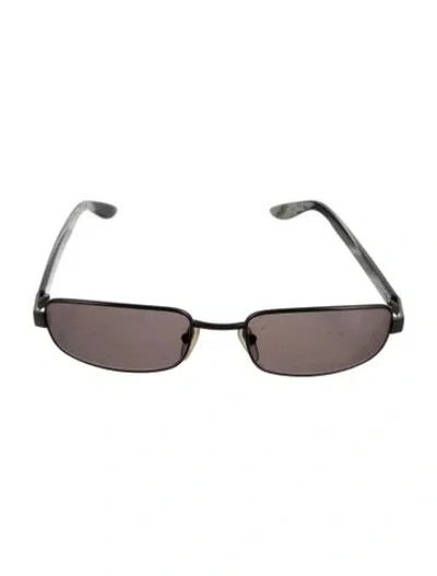 Pre-owned Gucci Square Tinted Sunglasses In Black