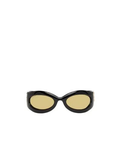 Gucci Square Tinted Sunglasses In Black
