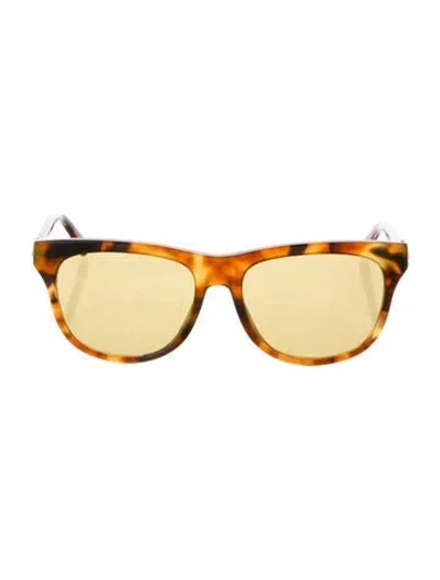 Pre-owned Gucci Square Tinted Sunglasses In Brown
