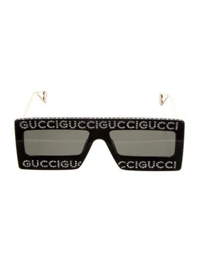 Pre-owned Gucci Square Tinted Sunglasses In Multi