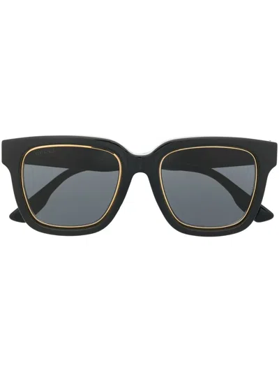Gucci Square Tinted Sunglasses In Grey