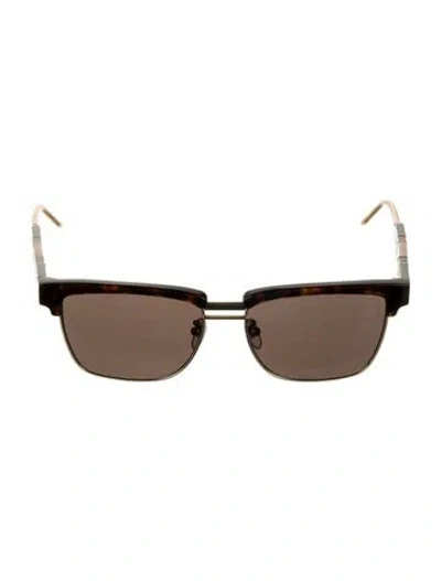 Pre-owned Gucci Square Tinted Sunglasses W/ Tags In Multi