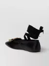 Gucci Square Toe Embellished Ballerina Flats