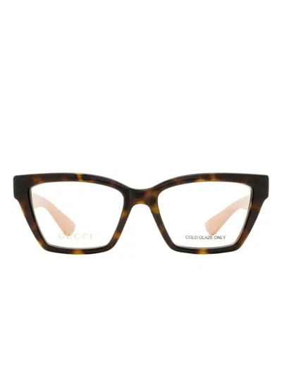 Gucci Squared-frame Glasses In Black