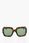 Gucci Squared Frame Tortoiseshell Sunglasses