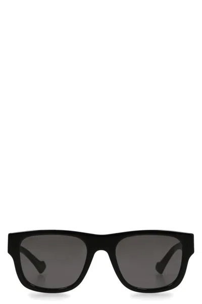 Gucci Men's Squared Sunglasses In Black