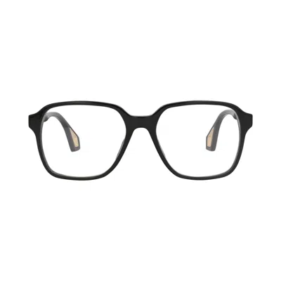 Pre-owned Gucci Square-frame Acetate Optical Frames 'black/transparent' | Men's Size Onesize