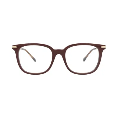 Pre-owned Gucci Square-frame Acetate Optical Frames 'brown/gold/transparent' | Women's Size Onesize