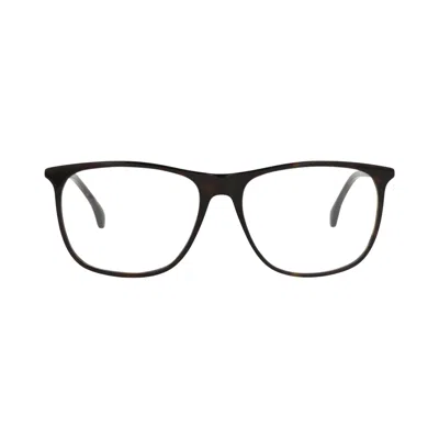 Pre-owned Gucci Square-frame Acetate Optical Frames 'havana/transparent' | Brown | Men's Size Onesize