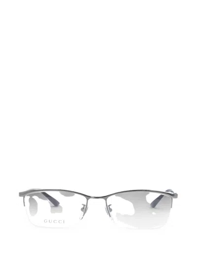 Gucci Square-frame Glasses In Grey