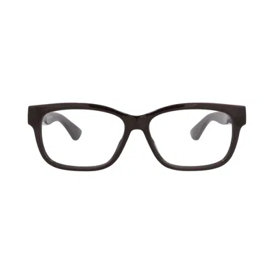 Pre-owned Gucci Square-frame Injection Optical Frames 'burgundy Transparent' | Red | Women's Size Onesize