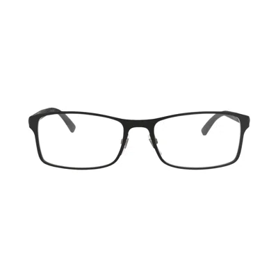 Pre-owned Gucci Square-frame Metal Optical Frames 'black/transparent' | Men's Size Onesize