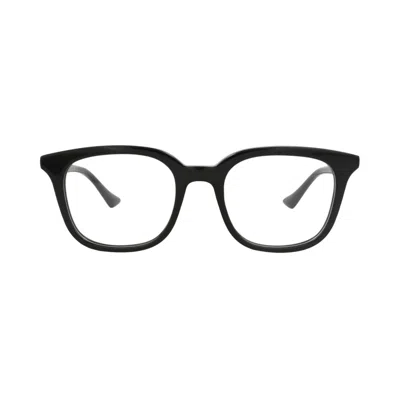 Pre-owned Gucci Square-frame Recycled Acetate Optical Frames 'black/transparent' | Men's Size Onesize