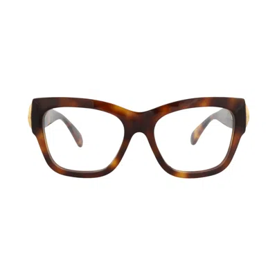 Pre-owned Gucci Square-frame Recycled Acetate Optical Frames 'havana/transparent' | Brown | Women's Size Onesi