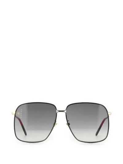 Gucci Square-frame Sunglasses In Black