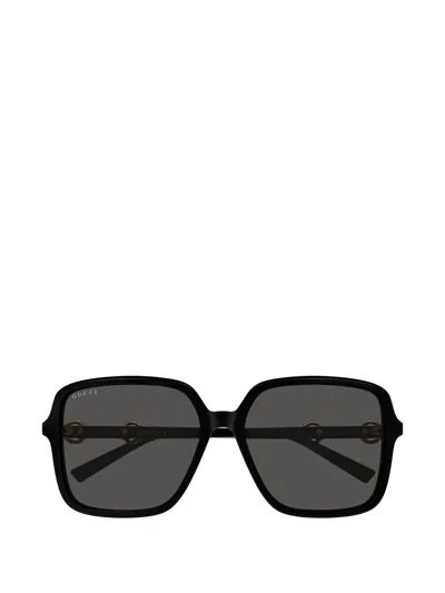 Gucci Square-frame Sunglasses In Black