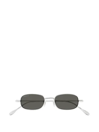 Gucci Square-frame Sunglasses In Gray