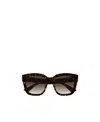 Gucci Squre-frame Sunglasses In Black