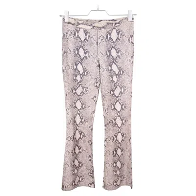 Pre-owned Gucci Ss 2000 ? By Tom Ford Phyton Print Pants Runway Iconic In Sand