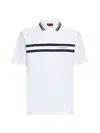 Gucci Ss Polo Stretch Cotton Piquet In White