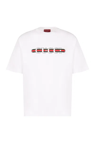 Gucci S/s T-shirt Heavy Cotton Jerse In White