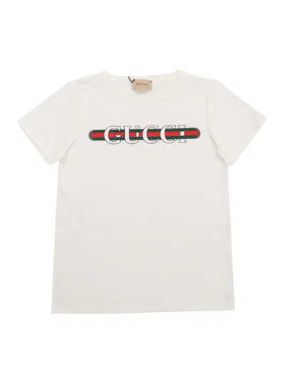 Gucci S/s T.shirt Ctn Jersey In Animal Print