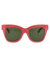 Gucci Womens Pink Gg1082s Cat-eye Acetate Sunglasses