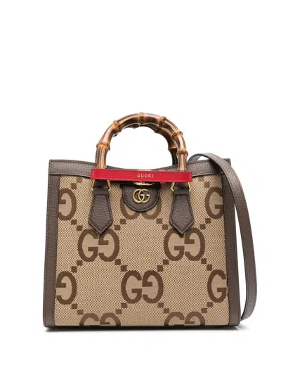 Gucci Ss23 C.eb/n.ace Small Tote Handbag For Women In Brown