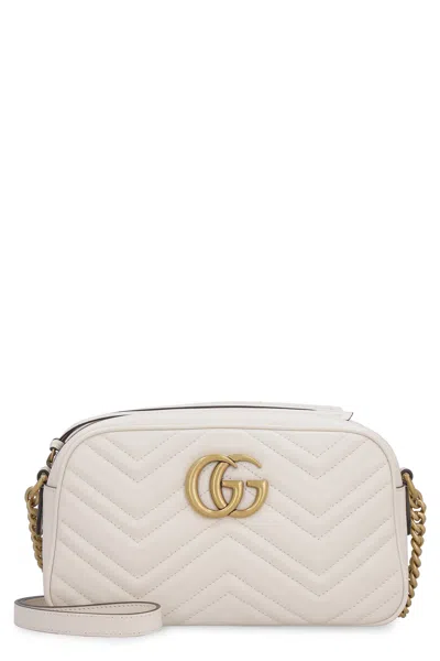 Gucci Ss23 M.white Genuine Leather Crossbody Bag For Women
