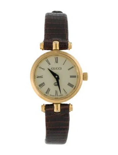 Pre-owned Gucci Stack Watch In Multi