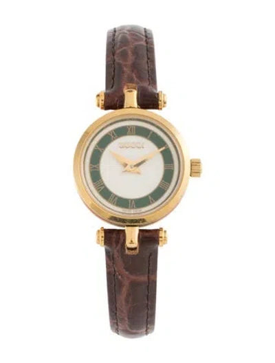 Pre-owned Gucci Stack Watch In Multicolor