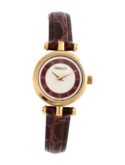 Pre-owned Gucci Stack Watch In Multicolor