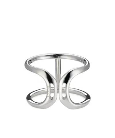 Gucci Staffa Cuff Bracelet In Silver