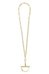 Gucci Half-horsebit Pendant Necklace In Gold