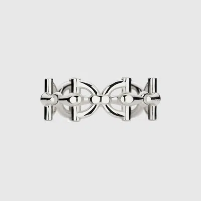 Gucci Staffa Ring In Metallic