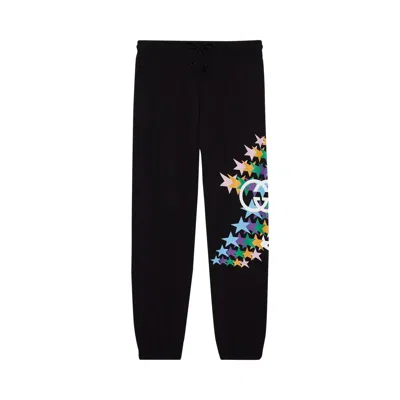 Pre-owned Gucci Star Print Track Pants 'black' | Men's Size Xs