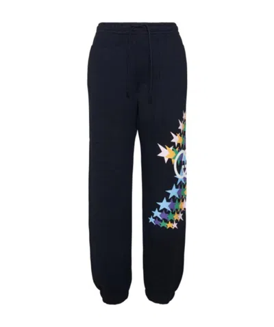 Gucci Star-print Track Pants In Blue