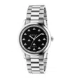 Gucci Steel G-timeless Watch 38mm In Black