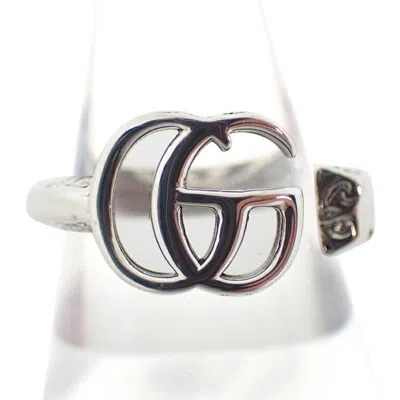 Pre-owned Gucci Sterling Silver 925 Band Ring ()