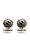 Gucci Interlocking G Sterling Silver Cufflinks In Silver