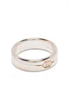 Gucci Sterling Silver Interlocking G Ring In Silver